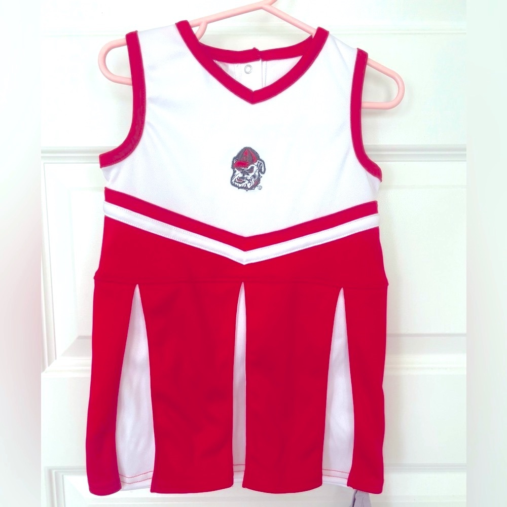 UGA Georgia Bulldogs Cheerleading Dress w/ shorts- Brand New/W/O Tags- 3T